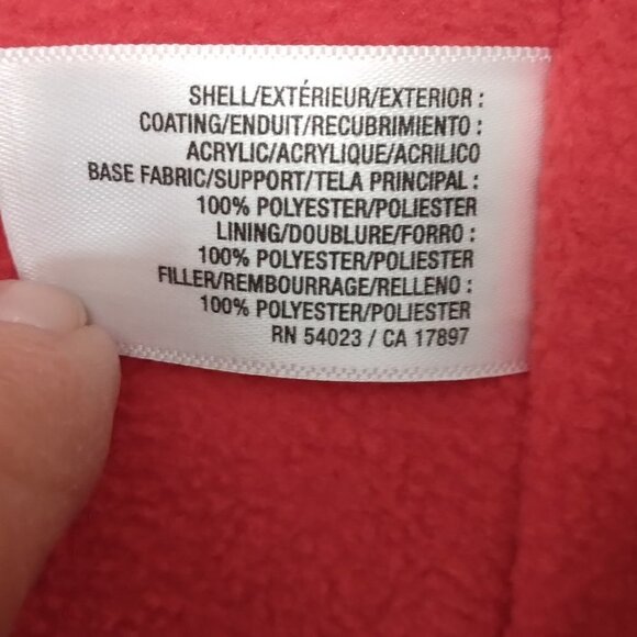 Old Navy | Red Puffer Full Zip & Snap Vest | Size S - Picture 6 of 7